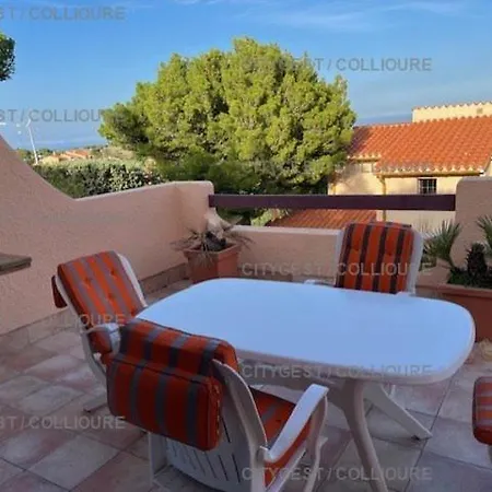Villa 6amb38 Superbe Avec Terrasses Dans Avec Piscine Commune Collioure