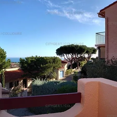 6amb38 Superbe Avec Terrasses Dans Avec Piscine Commune * Collioure