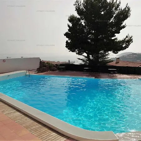 6amb38 Superbe Avec Terrasses Dans Avec Piscine Commune Vila Collioure
